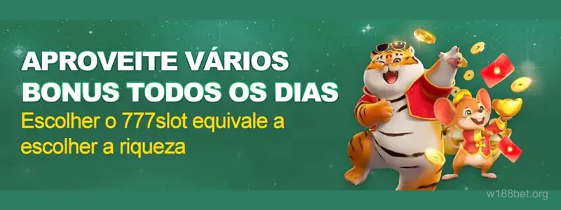 Promoção especial de slots no w188
